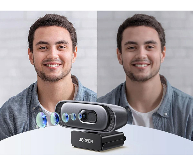 UGREEN Kamera internetowa z mikrofonem CM778 USB 2K 30 FPS - 1501483 - zdjęcie 4